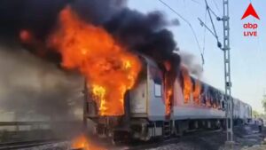 Train Fire: রাজধানী এক্সপ্রেসে বিধ্বংসী আগুন, পুড়ে ছাই এসি কামরা, আগুন ধরল গাছপালাতেও, ভয়ঙ্কর ঘটনা